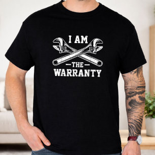 T-shirt Je Suis La Clé Anglaise Croisée Garantie Fier Méca