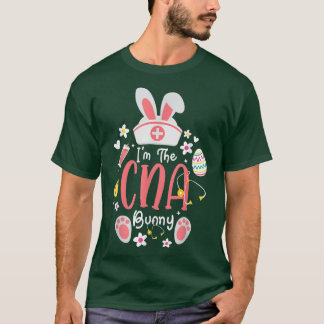 T-shirt Je suis la CNA Bunny Cute Bunnies Scrub Nurse Life