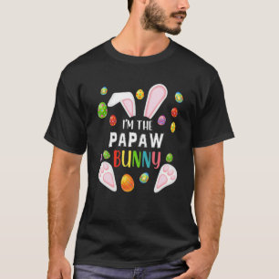 T-shirt Je suis la famille de jumelage de Pâques Bunny Pap