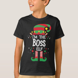 T-shirt Je suis la famille des elfes du patron qui corresp