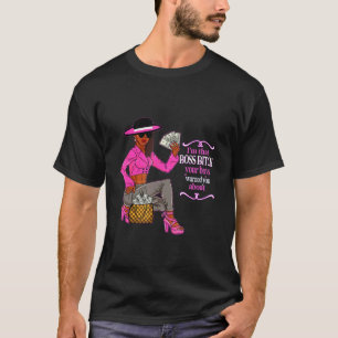 T-shirt Je suis la fierté des femmes entrepreneurs de Boss
