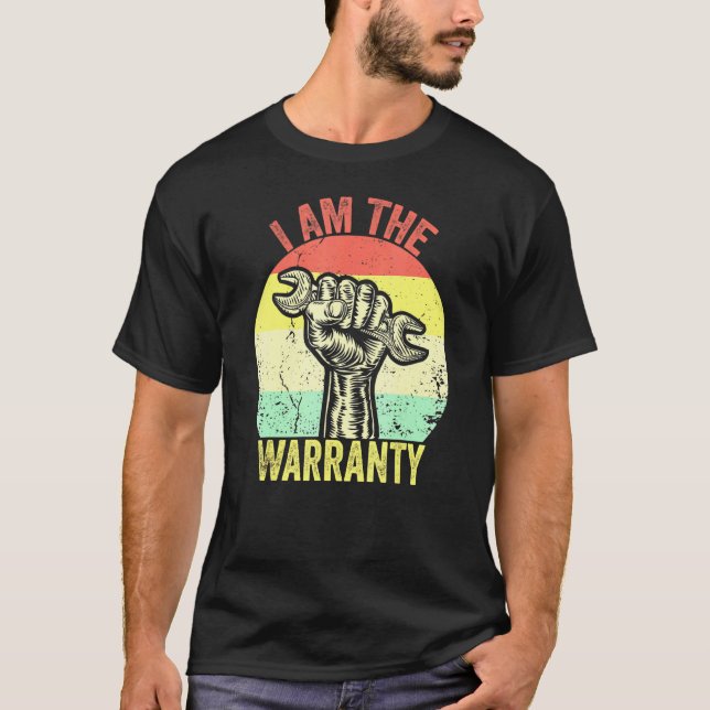 T-shirt Je Suis La Garantie Broyée Camion Diesel Fixation  (Devant)