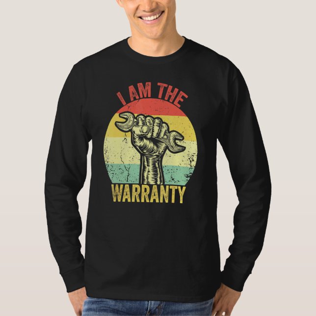 T-shirt Je Suis La Garantie Broyée Camion Diesel Fixation  (Devant)