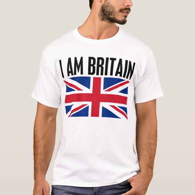 T-shirt Je suis la Grande-Bretagne (Devant)