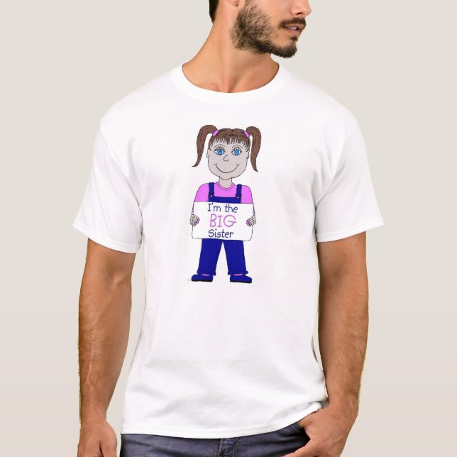 T-shirt "Je suis la GRANDE soeur " (Devant)