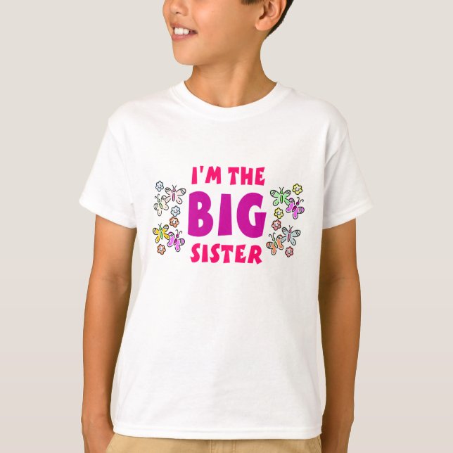 T-shirt Je suis la grande soeur (Devant)