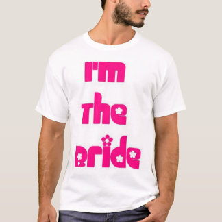 T-shirt Je suis la jeune mariée