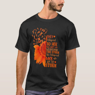 T-shirt Je suis La Leucémie de tempête Conscience Tourneso