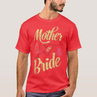 T-shirt Je suis la mère de la mariée 
