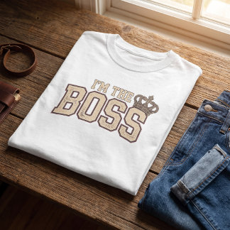 T-shirt Je suis la mère patronne drôle de la maternité app