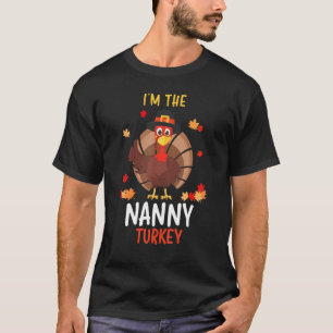 T-shirt Je suis La Nanny Turquie Thanksgiving Apparel Grea