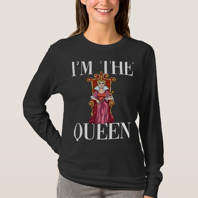 T-shirt Je suis la Reine (Devant)