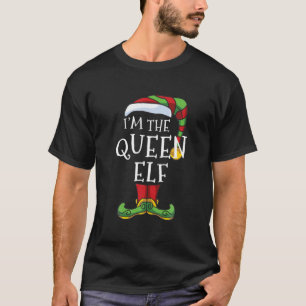 T-shirt Je suis La Reine Elfe qui épouse la famille Noël