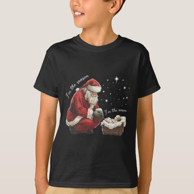 T-shirt Je suis la saison Je suis la raison pour laquelle  (Devant)