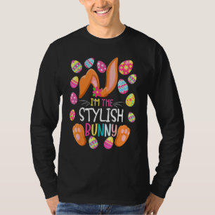 T-shirt Je suis La Soirée de Pâques de Lapin Stylish Cute
