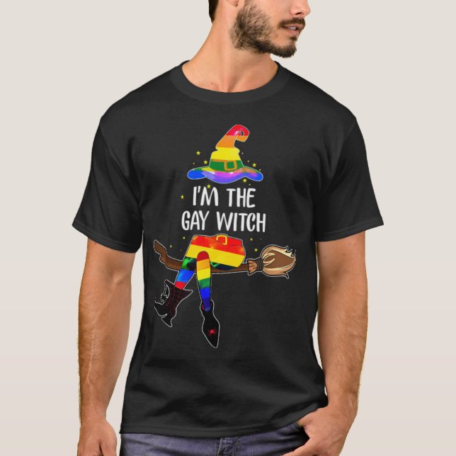 T-shirt Je Suis La Sorcière Gay LGBT Pride Costume Hallowe (Devant)
