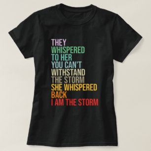 T-shirt Je Suis La Tempête