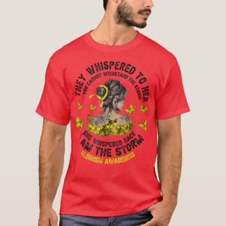 T-shirt Je suis la tempête Albinisme Sensibilisation femme