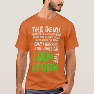 T-shirt Je Suis La Tempête Autisme Guerrier Sensibilisatio
