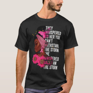 T-shirt Je suis la tempête Black Queen femmes African Blac