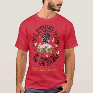 T-shirt Je Suis La Tempête Cancer De L'Enfance, Cancer De 