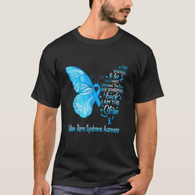 T-shirt Je Suis La Tempête Guillain Barre Sensibilisation  (Devant)
