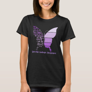 T-shirt Je suis la tempête La violence domestique Butterf