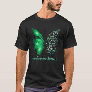 T-shirt Je suis la tempête Neurofibromatose Noir