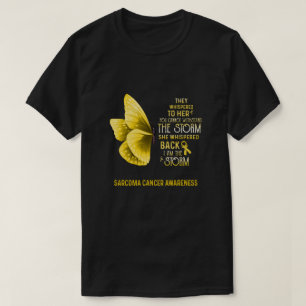 T-shirt Je Suis La Tempête Sarcome Le Papillon De Sensibi
