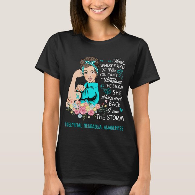 T-shirt Je Suis La Tempête Trigeminal Neuralgie Sensibilis (Devant)