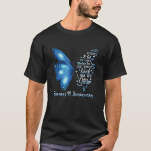 T-shirt Je suis la tempête Trisomy 18 Le papillon de sensi