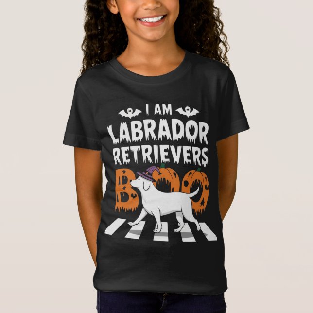 T-Shirt Je suis LABRADOR RETRIEVERS boo (Devant)