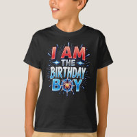 Je Suis L'Anniversaire Garçon Chemise Fun Spider W