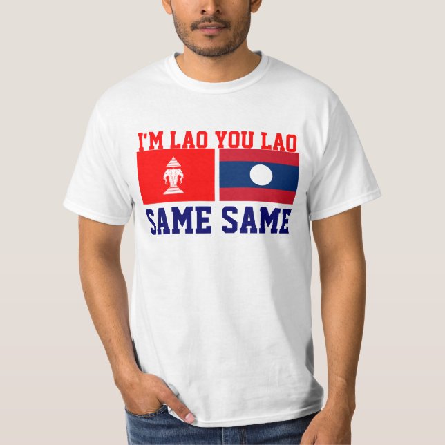 T-shirt Je suis laotien les mêmes mêmes 4 (Devant)