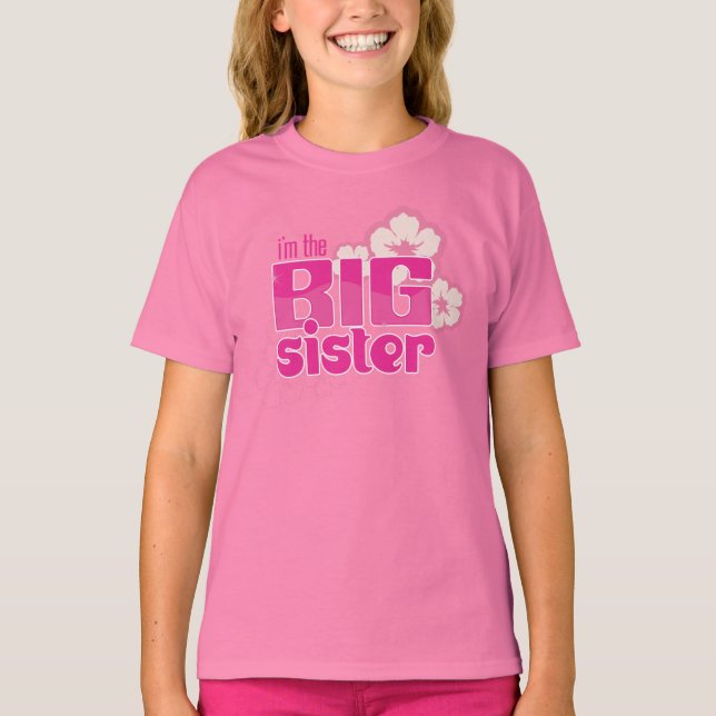 T-shirt Je suis le Big SIster Tee (Devant)