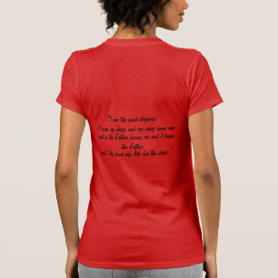 T-shirt  Je suis le bon berger ; Je connais mes moutons 