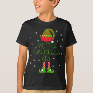 T-shirt Je suis le Calcul Elf Funny Enseignant Noël