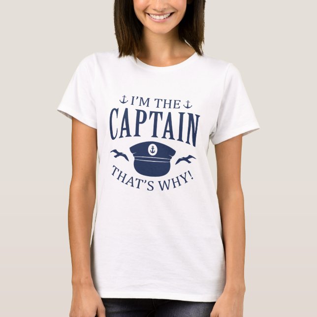T-shirt Je suis le capitaine (Devant)