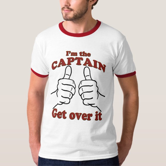 T-SHIRT JE SUIS LE CAPITAINE (Devant)