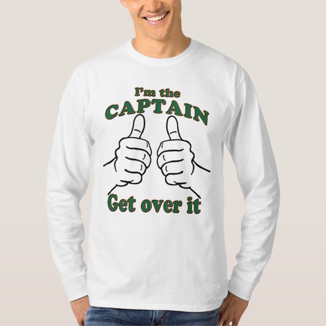 T-SHIRT JE SUIS LE CAPITAINE (Devant)
