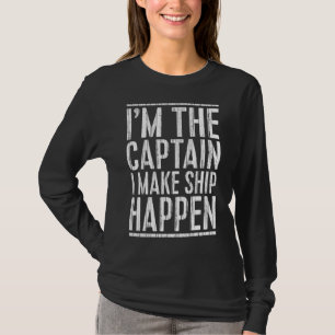 T-shirt Je suis le Capitaine que je fais bateau en bateau