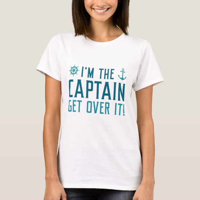 T-shirt Je suis le Capitaine s'en va (Devant)
