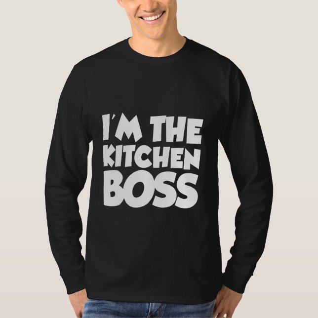 T-shirt Je suis le chef cuisinier (Devant)