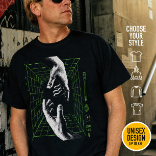 T-shirt Je suis le Chemin Jean 14:6 Grille Christian Cyber