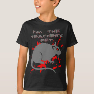 T-shirt "Je Suis Le Chouchou De L'enseignant" Rat