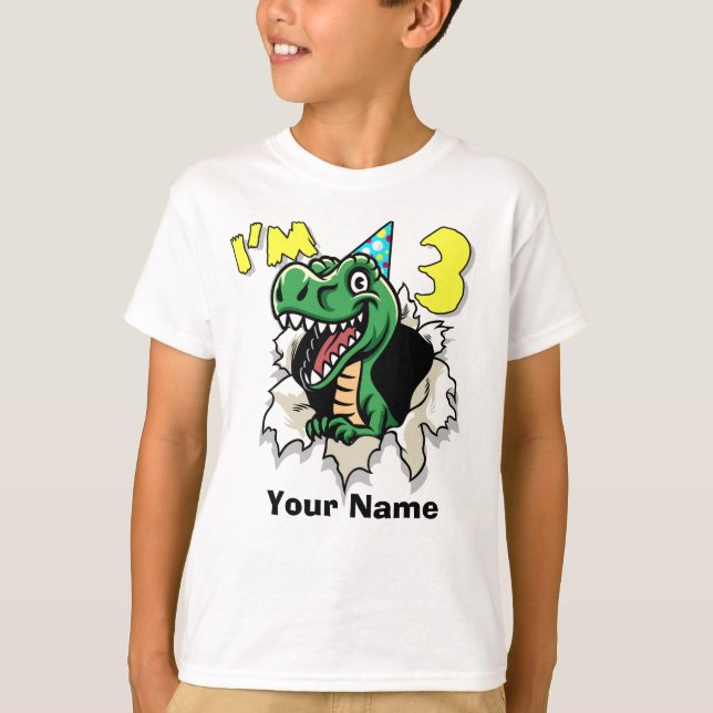 T-shirt Je suis le dinosaure 3 (Devant)