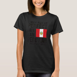 T-shirt Je suis le Drapeau péruvien Patrimoine des racines