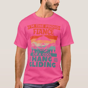 T-SHIRT JE SUIS LE FIANCÉ FIÈRE D'UNE GLISSEUSE AERIENNE C