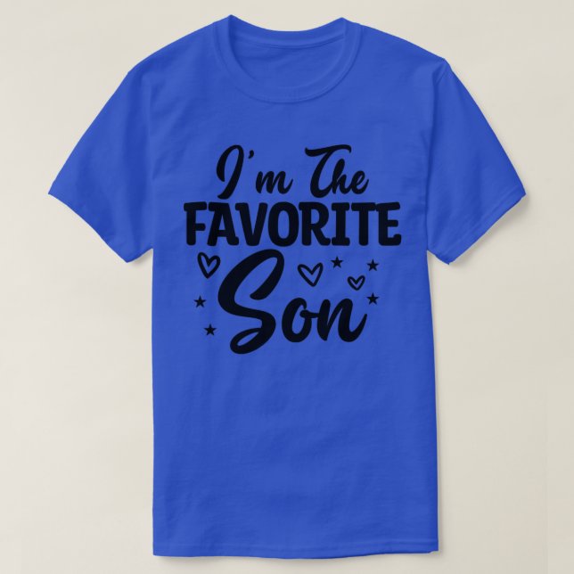 T-shirt Je Suis Le Fils Préféré (Design devant)