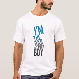 T-shirt Je suis le garçon de Mitzvah de barre